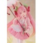 Hatsune Miku - Statuette Hatsune Miku AMP Newley Written Sakura Miku Sakura Dress Ver. 21 cm