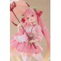 Hatsune Miku - Statuette Hatsune Miku AMP Newley Written Sakura Miku Sakura Dress Ver. 21 cm