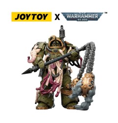 Warhammer 40k - Figurine Death Guard Blightlord Terminator 2 avec Flail of Corruption 14 cm