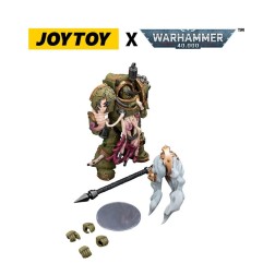 Warhammer 40k - Figurine Death Guard Blightlord Terminator 2 avec Flail of Corruption 14 cm