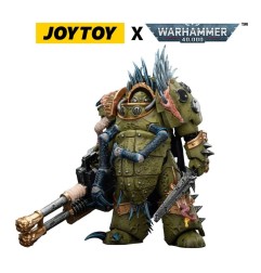 Warhammer - 40,000 Action Figure Death Guard Blightlord Terminator 1 with Reaper Autocannon and Bubotic Blades 14 cm