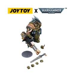 Warhammer 40k - Figurine Death Guard Blightlord Terminator 1 avec Reaper Autocannon and Bubotic Blades 14 cm