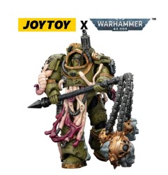 Warhammer 40k - Figurine Death Guard Blightlord Terminator 2 avec Flail of Corruption 14 cm