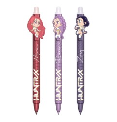 KPop Demon Hunters - Gel Pens 3-Pack Erasable