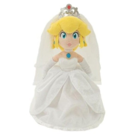 Super Mario - Peluche Princess Peach Wedding 40 cm