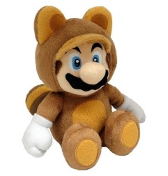 Super Mario - Peluche Tanooki Mario 22 cm