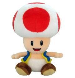 Super Mario - Peluche Toad 17 cm