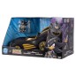 DC x Sonic The Hedgehog - Figurine avec véhicule Shadow Batman & Batmobile 6 cm