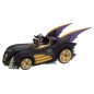 DC x Sonic The Hedgehog - Figurine avec véhicule Shadow Batman & Batmobile 6 cm