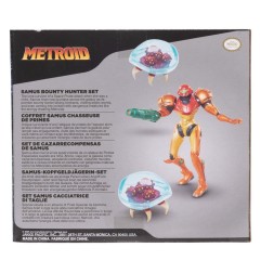 World of Nintendo - Pack 3 figurines Metroid Samus Bounty Hunter 6 cm