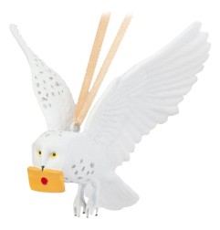 Harry Potter - Lot de 3 décorations de Noël Choixpeau magique, Quai 9 3/4 et Hedwige 7 cm