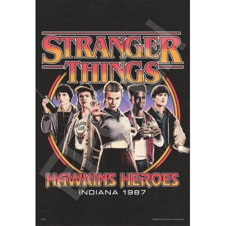 Stranger Things - Puzzle 1000 pièces Hawkins Heroes