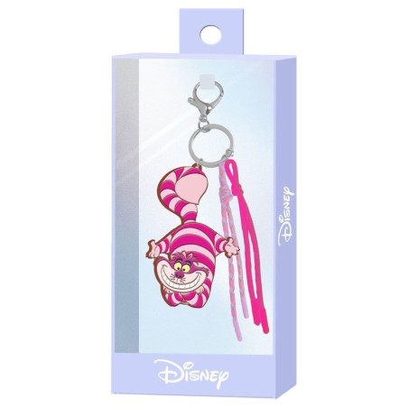 Alice in Wonderland - Charm Keyring Cheshire Cat Smile
