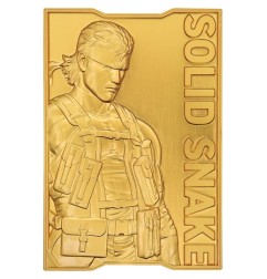 Metal Gear Solid - 2 Ingot Snake 24k Gold Plated Limited Edition