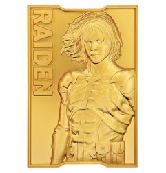 Metal Gear Solid 2 - Lingot Metal Gear Solid 2 Raiden 24k Gold Plated Limited Edition