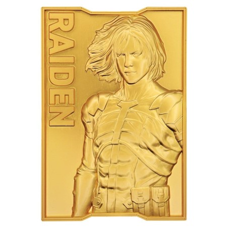 Metal Gear Solid - 2 Ingot Raiden 24k Gold Plated Limited Edition