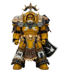 Warhammer - Imperial Fists Action Figure Legion Praetor in Tartaros Terminator Armourwith Power Sword and Vigil Storm Shield 14