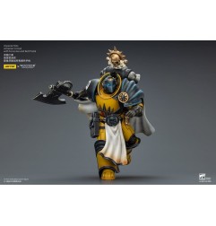 Warhammer Imperial Fists - Figurine Librarian Consul with Force Axe and Bolt Pistol 12 cm