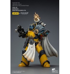 Warhammer Imperial Fists - Figurine Librarian Consul with Force Axe and Bolt Pistol 12 cm