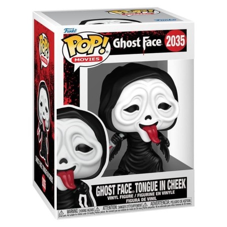 Scream - Figurine POP! Ghost Face tire la langue 9 cm