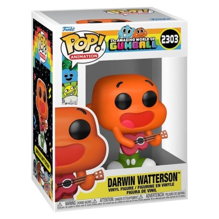 Le Monde incroyable de Gumball - Figurine POP! Darwin 9 cm