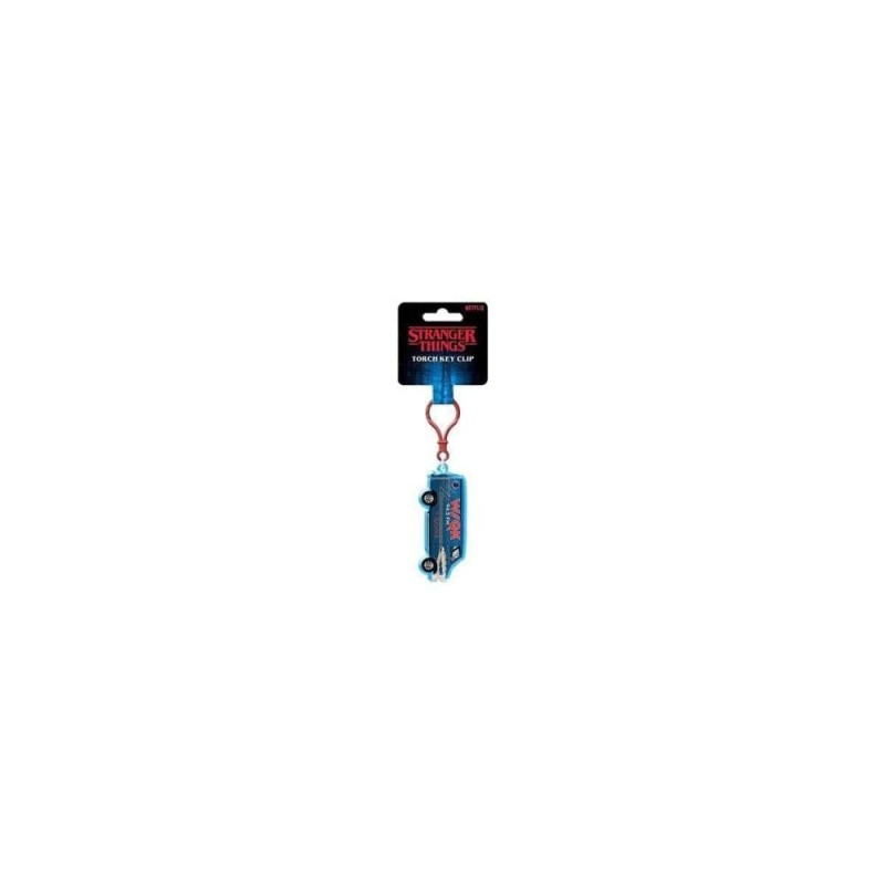 Stranger Things - Torch Key Clip Keychain WSQK Van