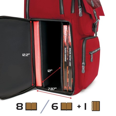Miniature Gaming & Tabletop - Enhance RPG Series Backpack Collector's Edition Red