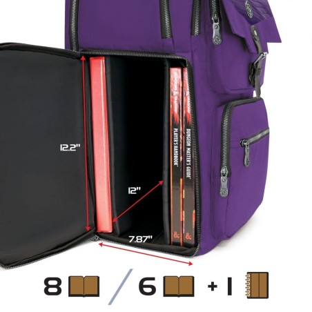 Miniature Gaming & Tabletop - Enhance RPG Series Backpack Collector's Edition Purple