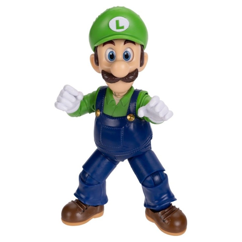 Super Mario - The  Galaxy Movie Action Figure Luigi 13 cm