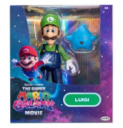 Super Mario - The  Galaxy Movie Action Figure Luigi 13 cm