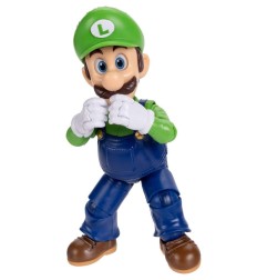 Super Mario - The  Galaxy Movie Action Figure Luigi 13 cm