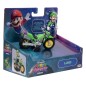 Super Mario - The  Galaxy Movie Action Figure with Pull Back Motorcycle Luigi 6 cm