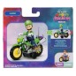 Super Mario Galaxy, le film - Figurine Luigi avec Moto à Rétrofriction 6 cm