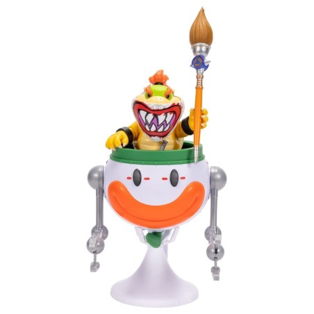 Super Mario Galaxy, le film - Figurine Bowser Jr. avec Clown Car 13 cm