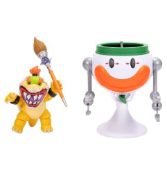 Super Mario Galaxy, le film - Figurine Bowser Jr. avec Clown Car 13 cm