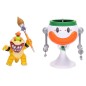 Super Mario - The  Galaxy Movie Action Figure Bowser Jr. with Clown Car 13 cm