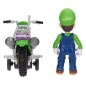 Super Mario Galaxy, le film - Figurine Luigi avec Moto à Rétrofriction 6 cm