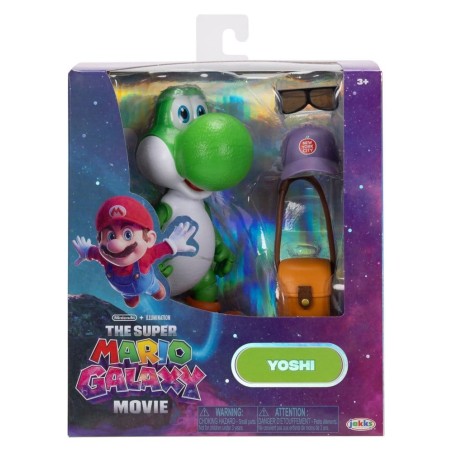 Super Mario - The Galaxy Movie Action Figure Yoshi 13 cm