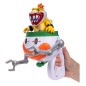 Super Mario - The  Galaxy Movie Action Figure Bowser Jr. with Clown Car 13 cm