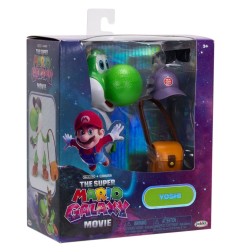 Super Mario - The  Galaxy Movie Action Figure Yoshi 13 cm