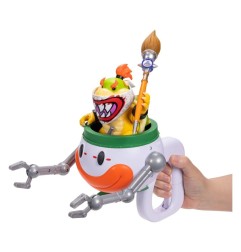 Super Mario Galaxy, le film - Figurine Bowser Jr. avec Clown Car 13 cm