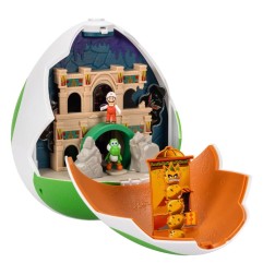 Super Mario - The  Galaxy Movie Playset with 2 Mini Figures Yoshi Egg