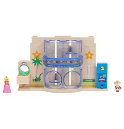 Super Mario Galaxy, le film - Diorama avec 2 mini figurines Galaxie du Portail