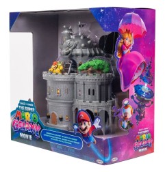 Super Mario Galaxy, le film - Playset Deluxe Château de Bowser avec 1 mini figurine