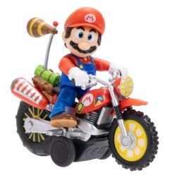 Super Mario Galaxy, le film - Figurine Mario avec Moto à Rétrofriction 6 cm