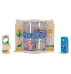 Super Mario - The  Galaxy Movie Diorama with 2 Mini Figures Gateway Galaxy