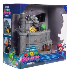 Super Mario - The  Galaxy Movie Deluxe Playset with 1 Mini Figure Bowser Castle