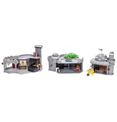 Super Mario - The  Galaxy Movie Deluxe Playset with 1 Mini Figure Bowser Castle