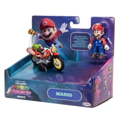 Super Mario Galaxy, le film - Figurine Mario avec Moto à Rétrofriction 6 cm