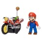 Super Mario Galaxy, le film - Figurine Mario avec Moto à Rétrofriction 6 cm